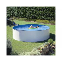 Stahlwandbecken Rund 300 x 90 cm