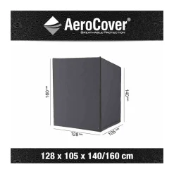 Strandkorbhülle AeroCover 128 x 105 x 160/140 cm atmungsaktiv