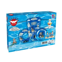 Strand-Set Arctic Friends bestehend aus Wasserball Schwimmring Kindermatratze