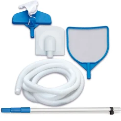 Summer Waves Elite Frame Pool 549x549x132cm Rattan Grau