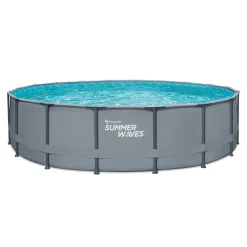Summer Waves Elite Frame Pool 549x549x132cm Anthrazit