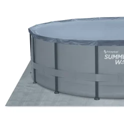Summer Waves Elite Frame Pool 549x549x132cm Anthrazit