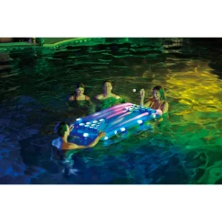 Summer Waves Wasserspielzeug Bierpong Luftmatratze Aqua Glow 160x84x19cm