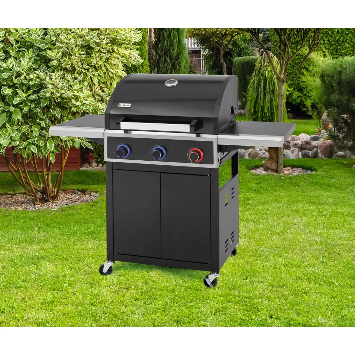 Tepro 2 Edelstahl-Brenner 4,5 kW