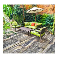 Terrassenplatte No 1 Bagattini Luserna Braun-mix meliert