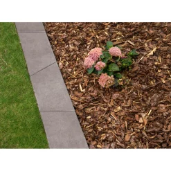 Trapezmähkante Flexi anthrazit 24 x 12 x 4 cm