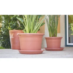 Untersetzer Round Saucer 22 cm anthrazit