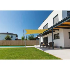 Viereck-Segel Cannes 3 x 3 m gelb