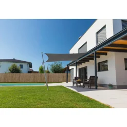 Viereck-Segel Cannes 4 x 4 m anthrazit