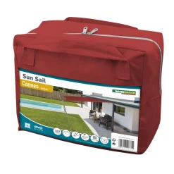 Viereck-Segel Cannes 4 x 4 m brick