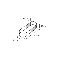 Vitavia Erweiterung stretched 401 granit