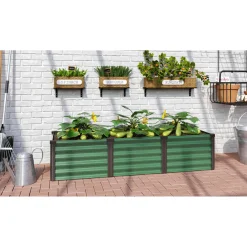 Vitavia Hochbeet „Meta In u. Out 401“, seegras/schwarz