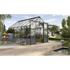 Vitavia Gewächshaus Cassandra 9,9m² 3 mm schwarz-schwarz
