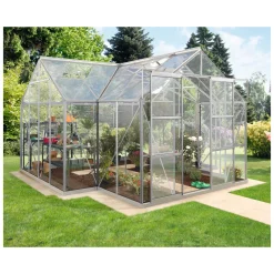 Vitavia Gewächshaus Sirona 13m² 3 mm silber