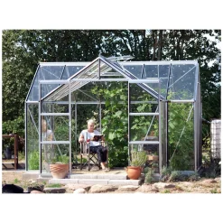 Vitavia Gewächshaus Sirona 13m² 3 mm silber