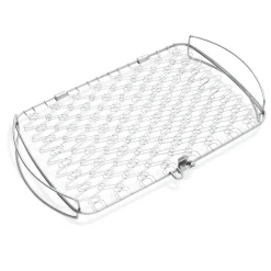 Weber Fisch- und Gemüsehalter groß Edelstahl für Gasgrill ab Q300
