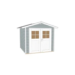 Weka Gartenhaus 224 260 x 229 x 227 cm grau