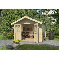 Weka Gartenhaus 209 Größe 3 28 mm 300 x 300 cm