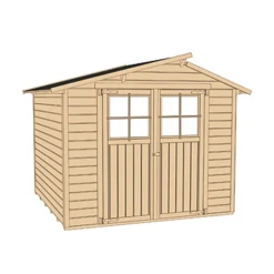 Weka Gartenhaus 323 Größe 2 280 x 217 x 221 cm