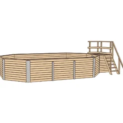 Weka Massivholzpool 594 Alles-dabei-Set