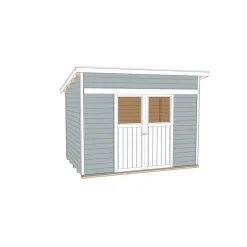 Weka Schiebetürhaus 225 Größe 1/2 315 x 335 x 238 cm grau