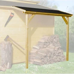 Weka Schleppdach für Gartenhaus 19/21 mm lasiert