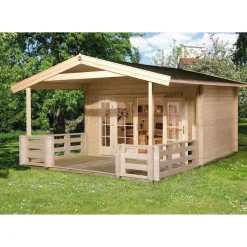 Weka Weekendhaus 137 B Größe 1/2 460 x 510 x 262 cm