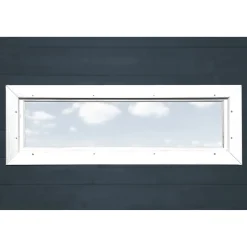 Weka Zusatzfenster für Gartenhaus „21/28 mm“, weiß