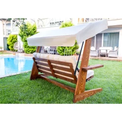 Westmann Hollywoodschaukel Viva 2400 115x237x175cm Beige