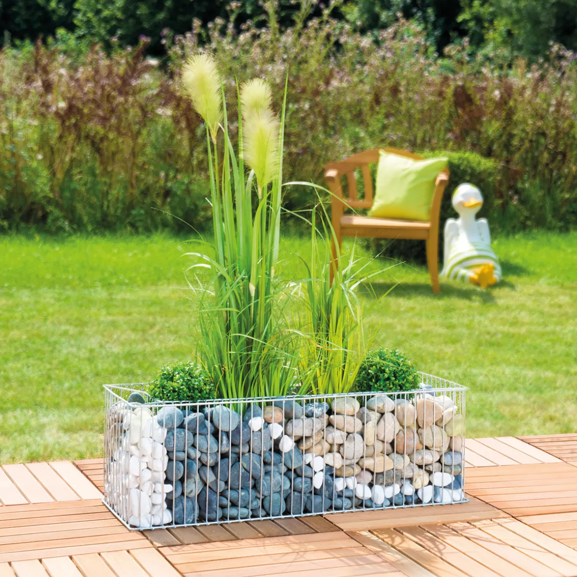 Wilk Gabionen-Pflanzgefäß Emerald S