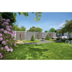 Wilk Gabionen-Zaun 200 x 200 x 25 cm