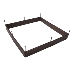 Wingart Variables Hochbeet 8 Paneele Holzstruktur braun