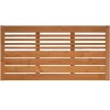 Zaunserie Aalborg Zaunfeld 180 x 90 cm Douglasie kirschbaumfarben lasiert