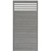 Zaunserie Malmö Grundelement 90 x 180 cm Fichte basaltgrau lasiert