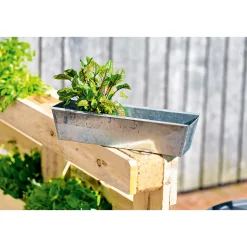 Zink-Blumenkasten 38 x 33,3 x 9 cm